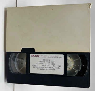 PRIMUS Tommy The Cat VHS 1991 Interscope PROMO