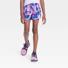 Girls' Run Shorts - All in Motion Assorted Purples M