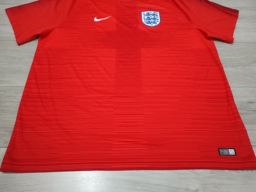 England Football Away Shirt 2018/2019 - Nike XXL Jersey Red 2XL Top - F7V - 第 3/11 張圖片