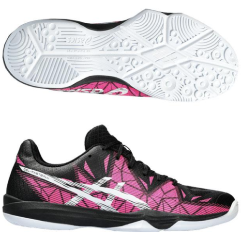 ASICS GEL-FASTBALL 3 Black/Hot Pink THH546 006 New in Box from Japan - Afbeelding 1 van 7