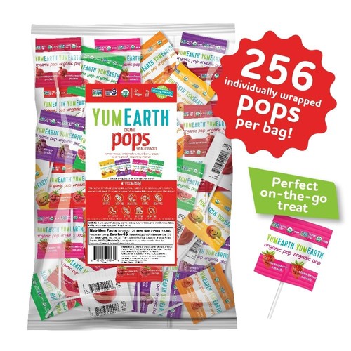 Organic Pops Variety Pack - 250 Delicious Lollipops, Non-GMO & Gluten-Free - Bild 4 von 9