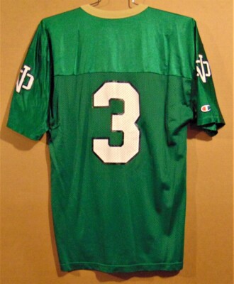 NOTRE DAME FIGHTING IRISH #3 JOE MONTANA GREEN COLLEGE FOOTBALL