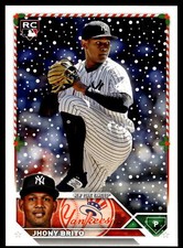 2023 Topps Holiday #H138 Jhony Brito   Rookie New York Yankees