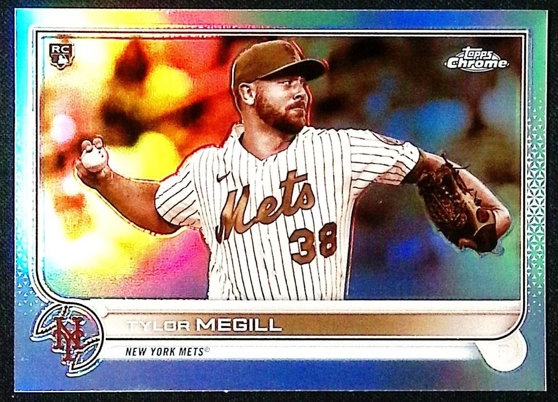 Tylor MeGill - 2022 Topps Chrome #212 Sepia Refractor - RC - Mets