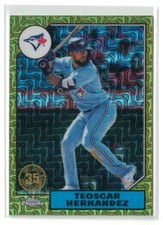 2022 Topps Series 2 Chrome Mojo Teoscar Hernandez Silver Pack Toronto Blue Jays