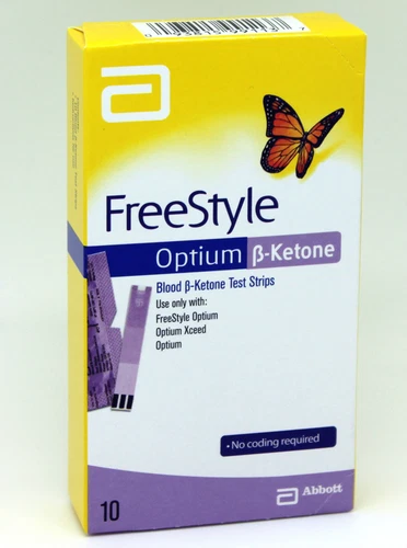 30 x Abbott Freestyle Optium Ketone Strips (10 per box)