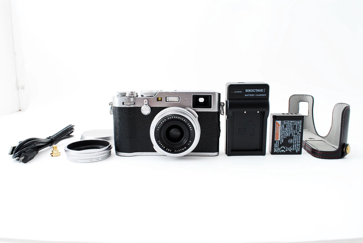 Fuji Fujifilm X100F Silver Digital Camera 24.3MP SH 43100 [Exc++]