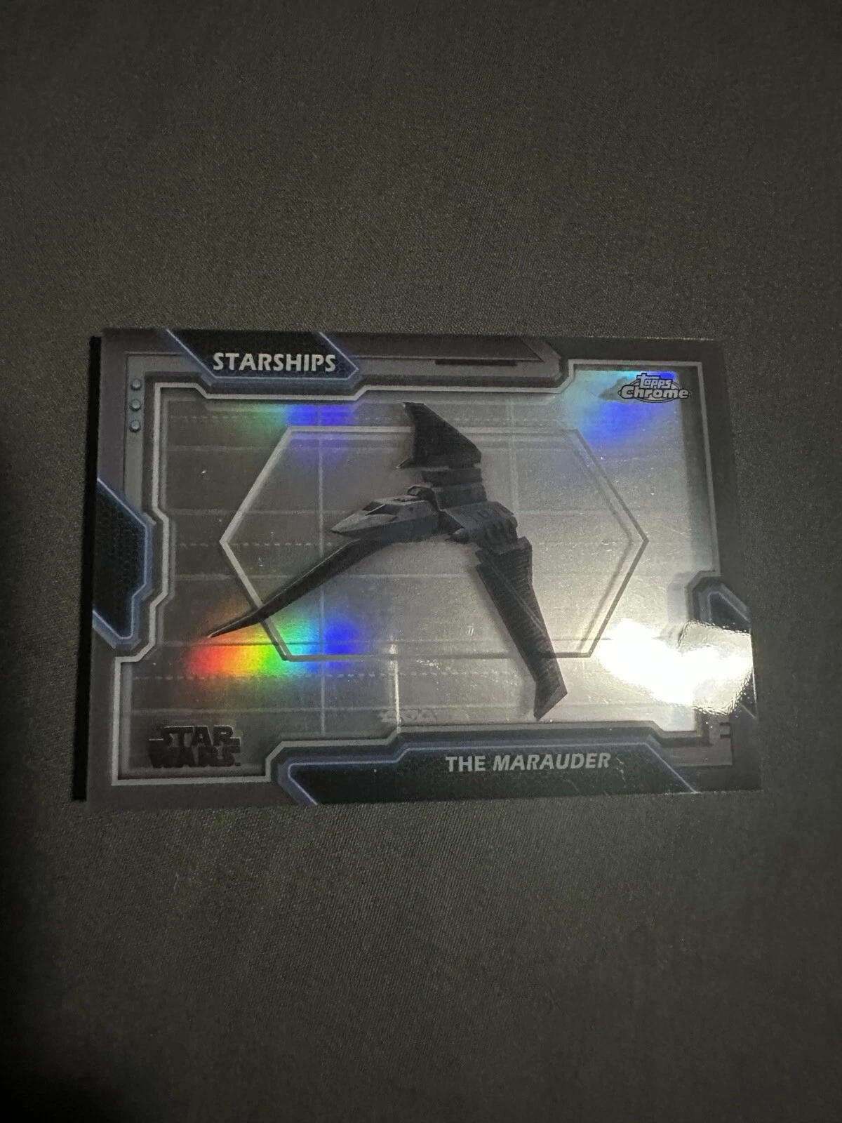 2024 Topps Chrome Star Wars The Marauder Starship Blueprints SSP #S-6