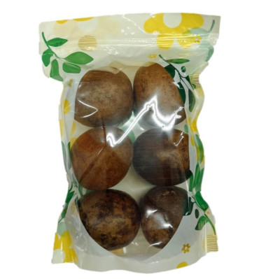 Premium Dried Luo Han Guo, Monk Fruit, Extra Large Size (6 Pieces)