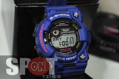 g shock frogman blue