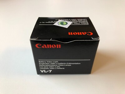 Original Canon VL-7 Batteriebetriebene Video-Lampe Leuchte