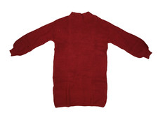 Style & Co Mock Neck Ribbed Knit Sweater Dress Scarlet Crush Red Women Petite XL