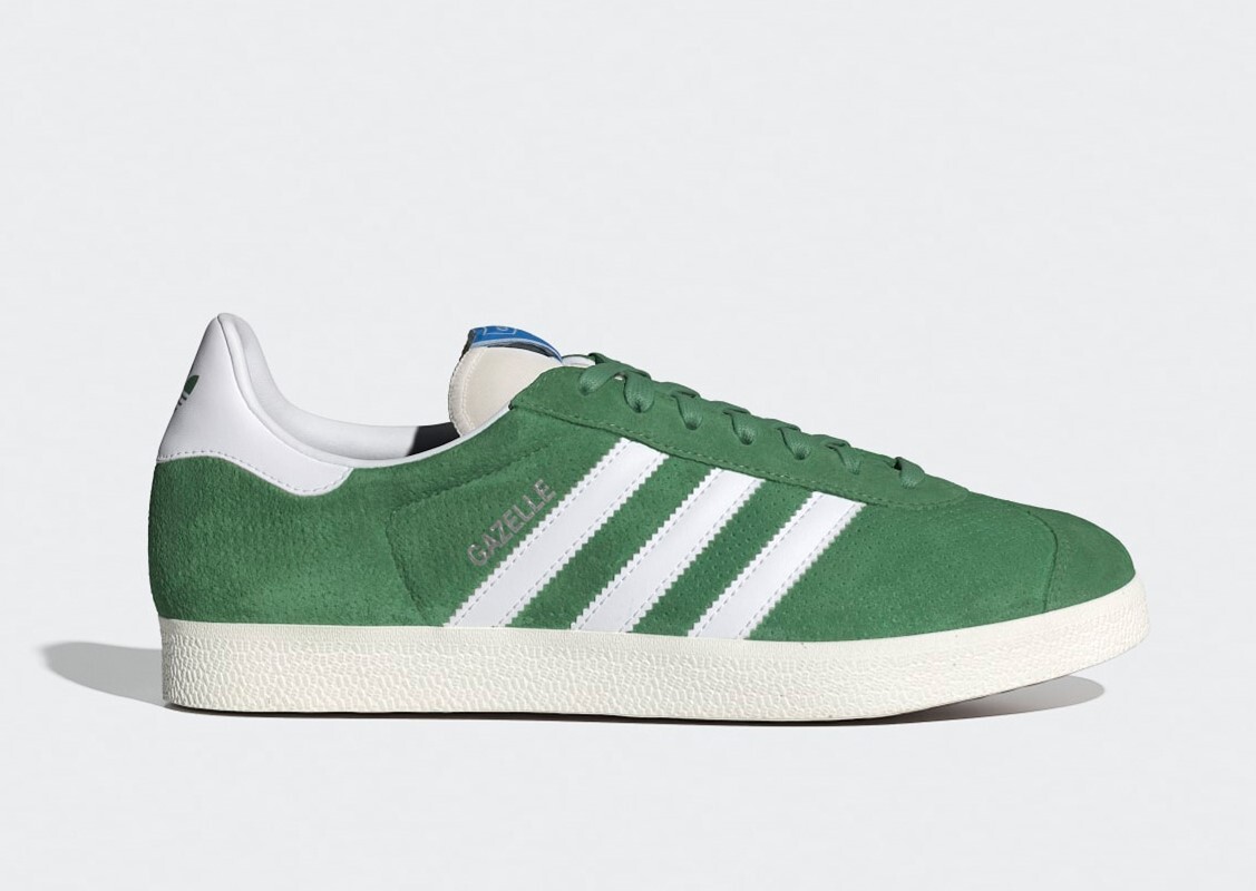 Adidas Gazelle men's Shoes Suede GREEN IG1634 | eBay