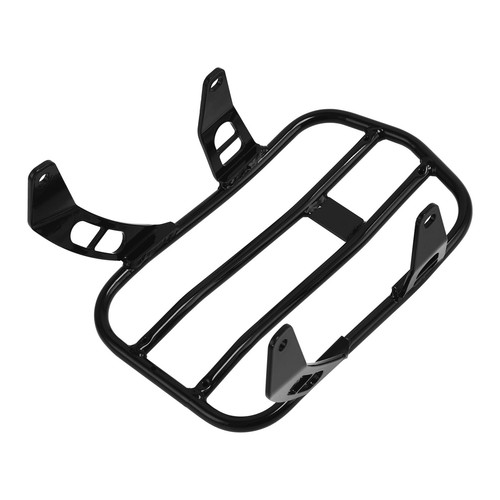 Black Rear Solo Luggage Rack Fit For Indian Scout Bobber Twenty 2018-2024 2023 - Picture 5 of 12