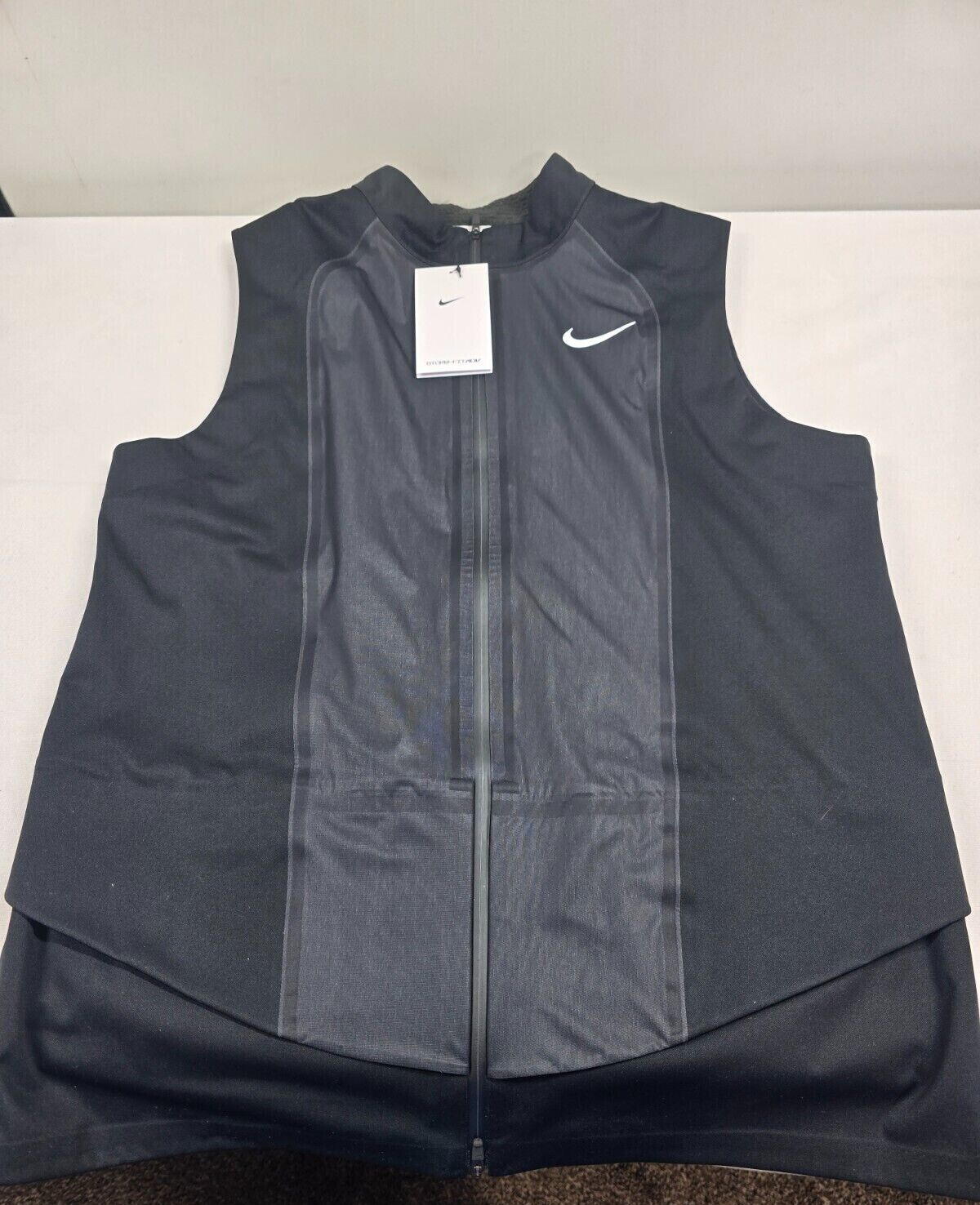 SACAI X NIKE Gilet smanicato donna Nike Storm FIT ADV nero taglia S SMALL DX6080 010 nuovo