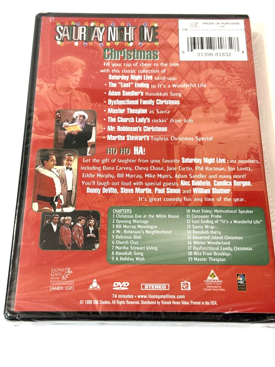 Saturday Night Live Christmas DVD 1999 SNL Murphy Chase Carvey