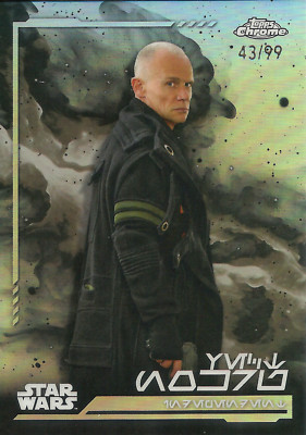 2024 Topps Star Wars Chrome - AV-75 Vect Nokru (Aurebesh Variation) 43/99
