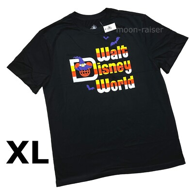 Disney Parks Walt Disney World Halloween Candy Corn Black T-Shirt Adult XL