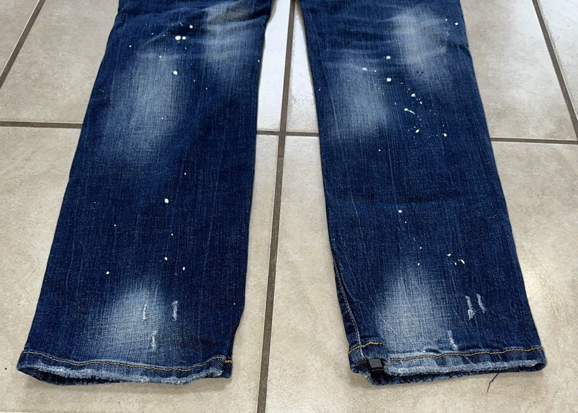 Dsquared2 CLASSIC KENNY TWIST JEANS MED WASH DISTRESSED Dsquared2 CLASSIC KENNY TWIST JEANS MED WASH DISTRESSED