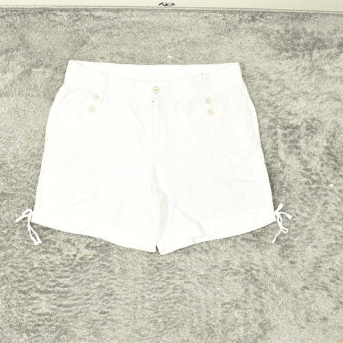Lane Bryant Women's Size 22 Bermuda Shorts White Regular Linen | eBay