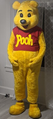 Handmade Adult Size Winnie The Pooh Bear Mascot Halloween Parade