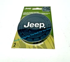 Authentic Jeep Accessories Car, Truk, and Suv 2 Travel Cup Holder Coasters