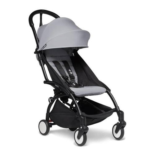 Babyzen Yoyo2 Duo Passeggino 6M+ Bassinet 0M+ Telaio Nero/ Rivestimento Stone - Foto 6 di 11