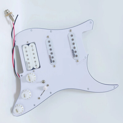 SSH Prewired Loaded Pickguard with Alnico 5 Pickups for Fender Strat Guitar