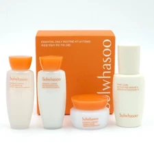 Sulwhasoo Essential Daily Routine Kit 4 Items Anti Wrinkle Moisturizing K-Beauty