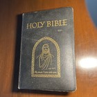 Vintage THE HOLY BIBLE King James Version by Good Counsel Publishing 1956 Black