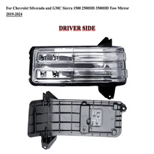 Left Side Tow Mirror Signal Light with Spot for 19 to 25 Silverado GMC Sierra