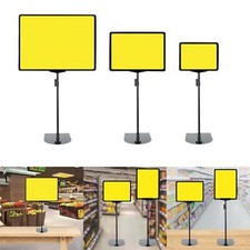Adjustable Sign Holder Sign Stand Floor Standing Display *price Tag Holder