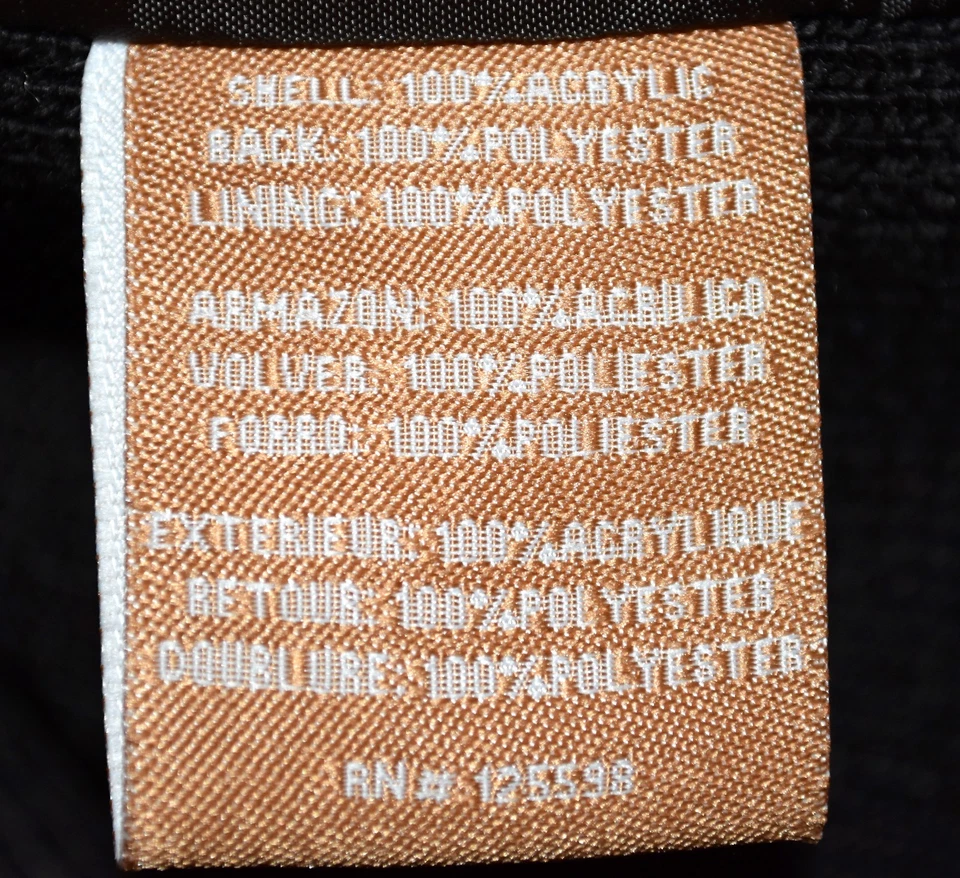 Chaleco para mujer Ellen Tracy marrón moteado imitación piel de visón con espalda tejida negra talla L Foto 4 de 4