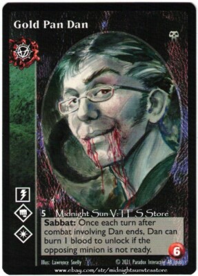 Gold Pan Dan Brujah Antitribu Danse Macabre Kickstarter V:TES VTES Vampire CCG