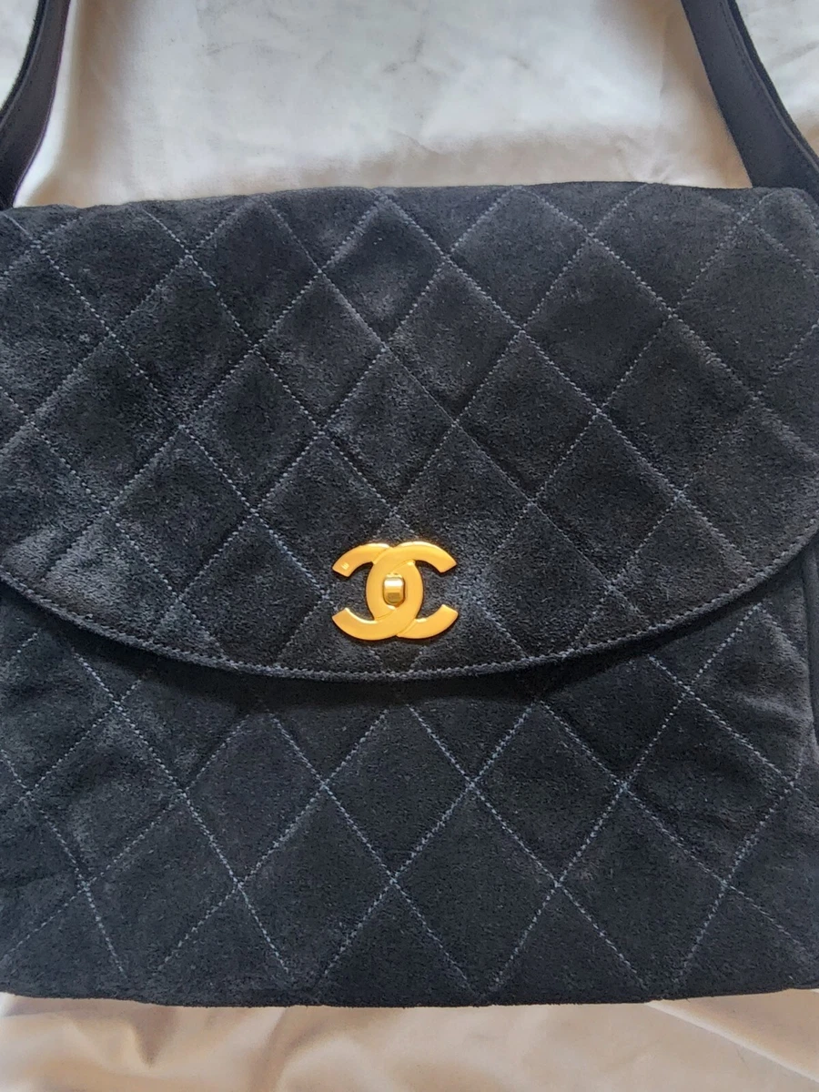 Chanel vintage deals velvet bag