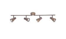 Brilliant Leuchten Decken Strahler Leuchte Lampe LAVA Metall altkupfer E14  71cm