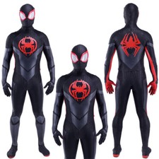 Spider-Man Across the Spider-Verse Miles Morales Bodysuit Cosplay Adult Men Kids