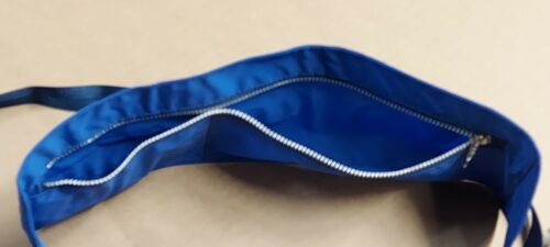2 Pack of Blue Money Belts Passport ID Waist Belt Secret Secure Travel Wallet - Picture 6 of 7