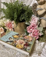 Book Riser, French Country, Shabby Chic Cottage Romantic Decor #2