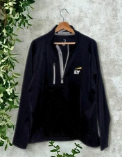 Zero Restriction Z500 Tour Series 1/4 Zip L NWOT Black Ernst & Young EY Logo