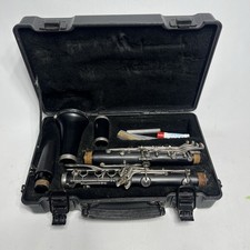 Armstrong 4001 Soprano Clarinet Early 7005547 Complete W/Case Mouth Piece USA