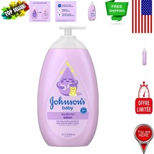 Johnson's Gentle Bedtime Baby Lotion - 27.1 oz Paraben Free for Relaxing Nights
