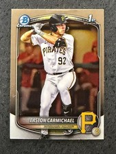2025 Bowman Draft 1st Bowman Chrome #BDC-50 Easton Carmichael Pittsburgh Pirates
