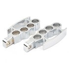 Motorcycle Knuckle Foot Pegs Rest Male Mount For Harley Bobber Chopper Cruiser