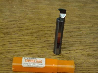 Micro 100 IT-360500 .360'' MIN BORE 60° SOLID CARBIDE INTERNAL THREADING TOOL