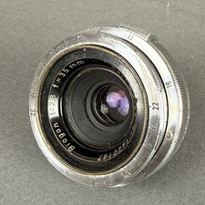 Zeiss Biogon 35mm f/2.8 lens for Contax IIA/IIIA rangefinder cameras vintage