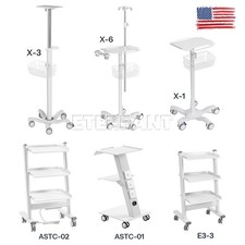 Medical Mobile Rolling Cart for Ultrasound Imaging Scanner/Patient Monitor US