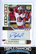 2025 Panini Score Dylan Raiola Next ERA NIL Autograph Auto Nebraska A683