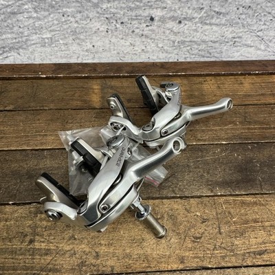 Vintage Shimano Dura-Ace BR-7700 Caliper Brakes Set Silver Road