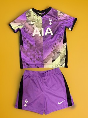 NIKE TOTTENHAM HOTSPUR 2020-2021 PURPLE AWAY KIT SIZE YOUTH M